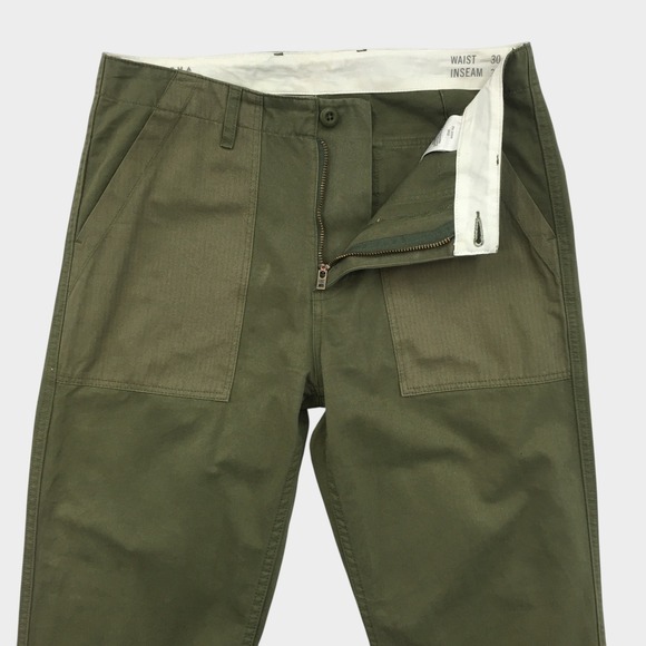 Alpha Industries Other - Alpha Industries Mens Olive Green Utility Fatigue Pants 30x32 Cotton Trousers